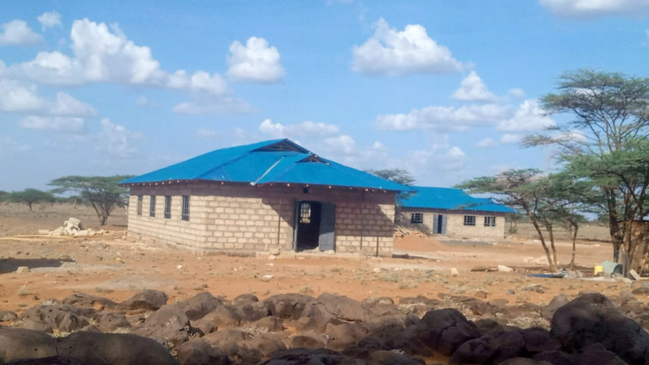 Gargar Charity - girls shelter with school - shell buildings march 2022